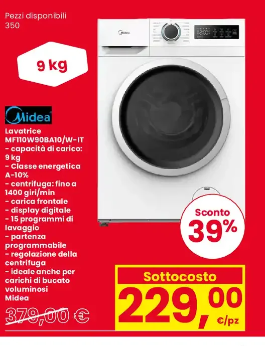 Lavatrice 9 kg