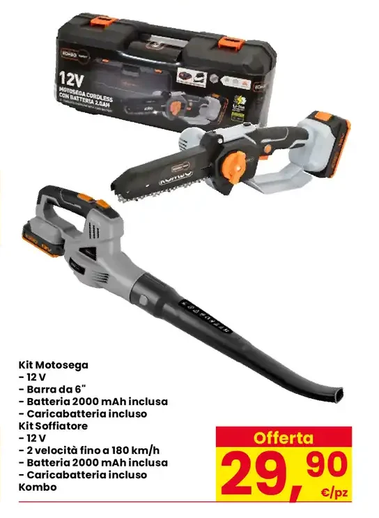 Kit motosega 12 V Kombo