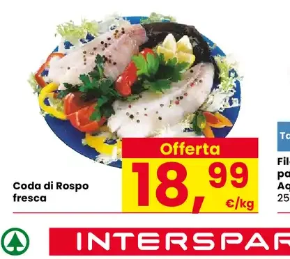 Coda di rospo fresca