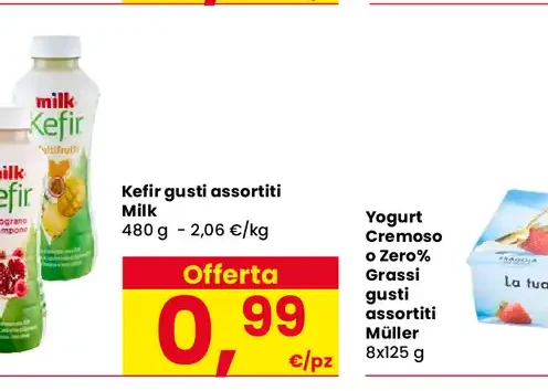 Kefir gusti assortiti