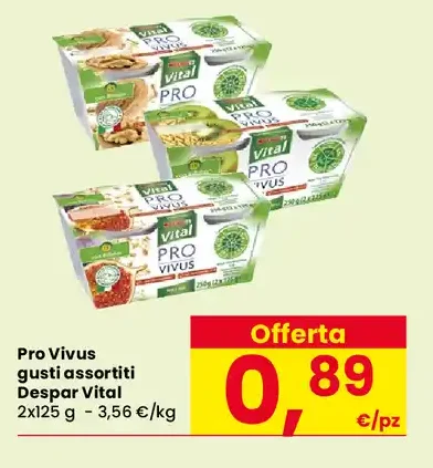 Pro VIVUS gusti assortiti Despar Vital