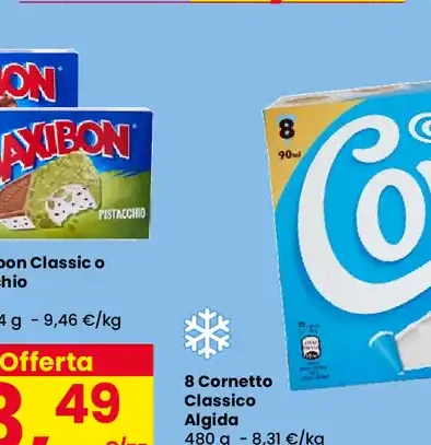 Maxibon Classic o Pistacchio