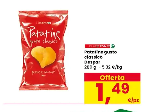 Patatine gusto classico