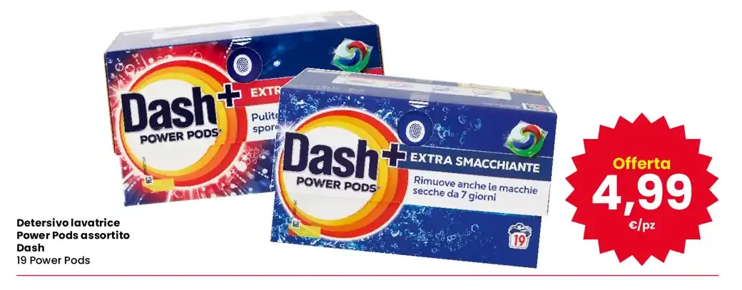 Detersivo lavatrice Dash Power Pods assortito