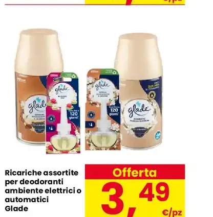 Ricariche deodoranti ambienti Glade