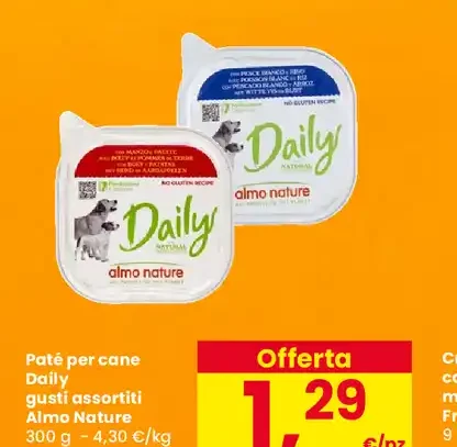 Paté per cane Daily