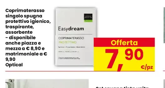 Coprimaterasso singolo spugna