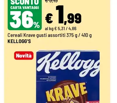 Cereali Krave gusti assortiti
