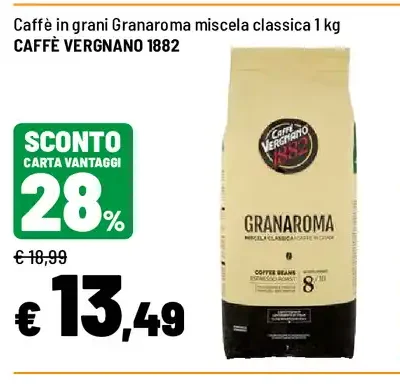 Caffè in grani Granaroma miscela classica