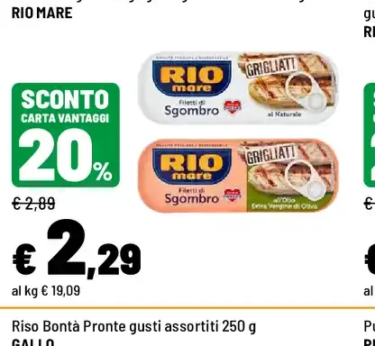 Filetti di sgombro grigliati