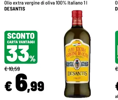 Olio extravergine di oliva 100% italiano