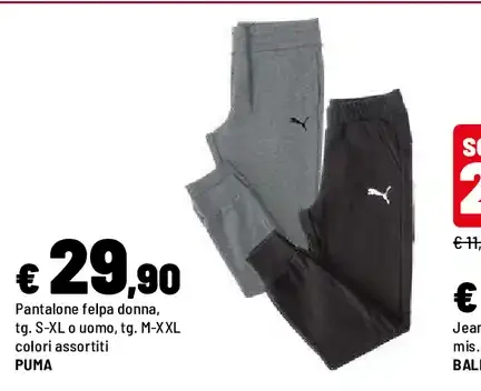 Pantalone felpa