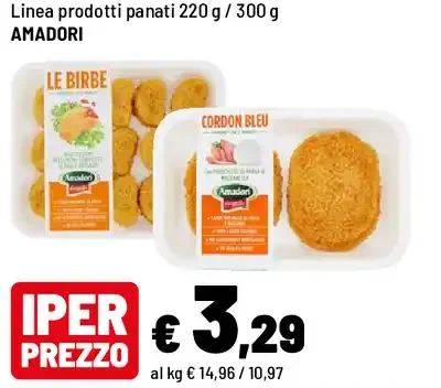 Linea prodotti panati