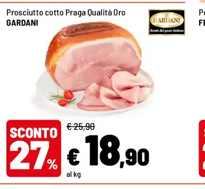 Prosciutto cotto Praga Qualità Oro