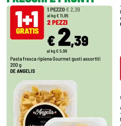 Pasta fresca ripiena Gourmet