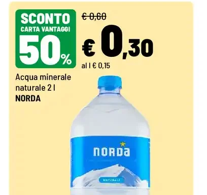 Acqua minerale naturale