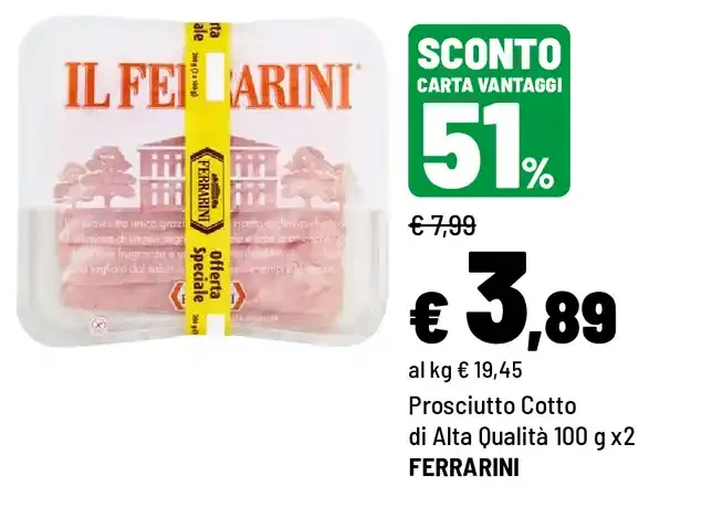 Prosciutto cotto