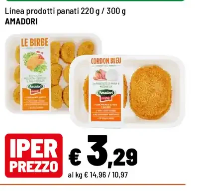 Linea prodotti panati