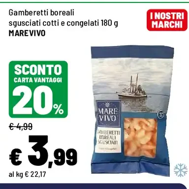 Gamberetti boreali sgusciati