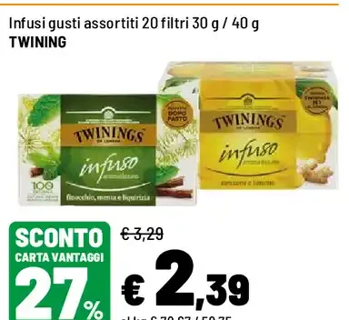 Infusi gusti assortiti