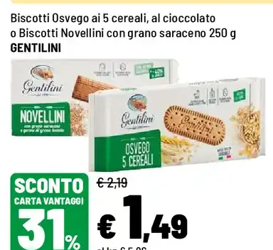 Biscotti Osvego ai 5 cereali