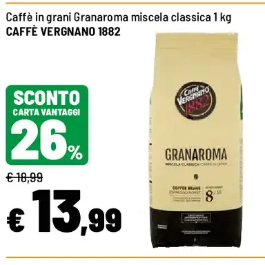 Caffè in grani Granaroma miscela classica