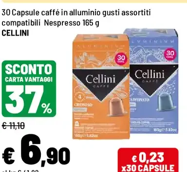Capsule caffè in alluminio