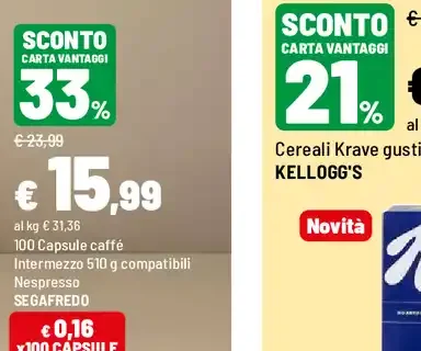Capsule caffè Intermezzo compatibili Nespresso