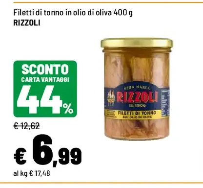 Filetti di tonno in olio di oliva