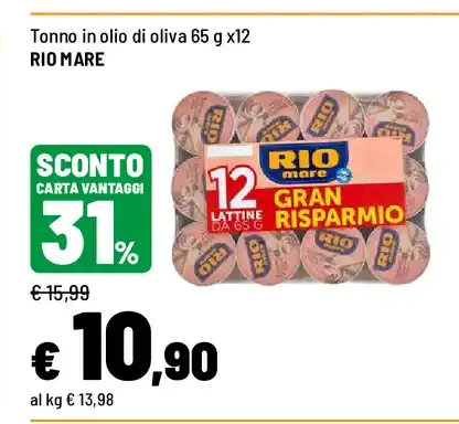 Tonno in olio di oliva