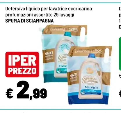 Detersivo liquido per lavatrice ecori... profumazioni assortite