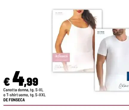 Canotta donna o T-shirt uomo