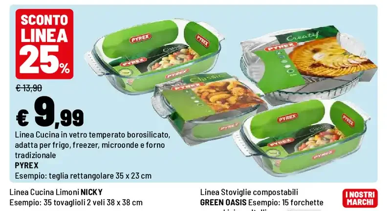 Linea cucina in vetro