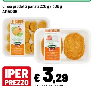 Linea prodotti panati
