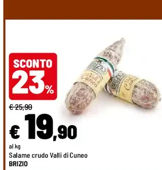 Salame crudo Valli di Cuneo