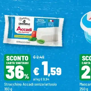 Stracchino senza lattosio