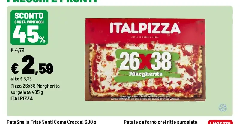 Pizza 26x38 Margherita