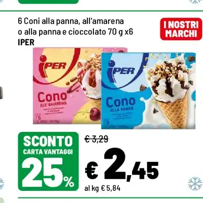 Coni alla panna