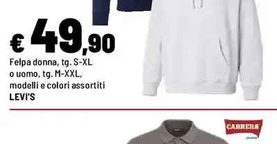 Felpa donna o uomo