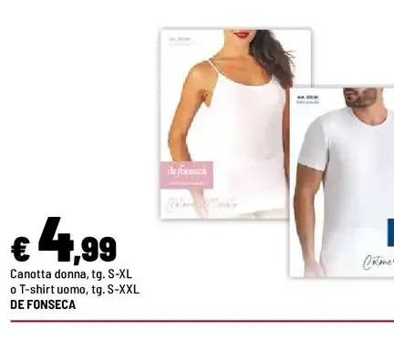 Canotta donna o T-shirt uomo