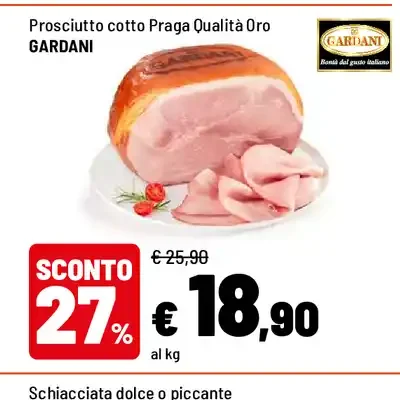 Prosciutto cotto Praga Qualità Oro