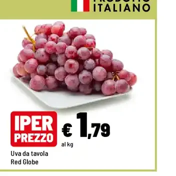 Uva da tavola Red Globe