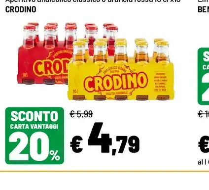 Aperitivo analcolico classico o arancia rossa