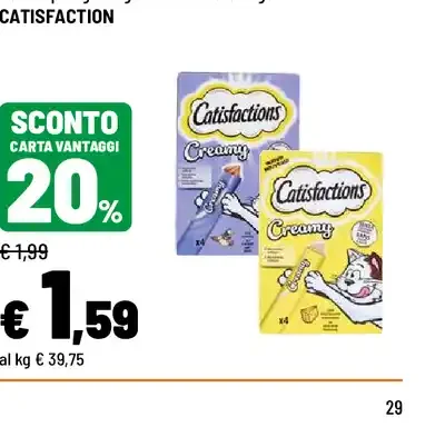 Snack per gatti Catisfactions