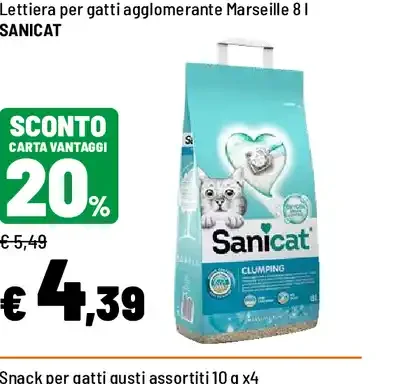 Lettiera per gatti agglomerante Marseille