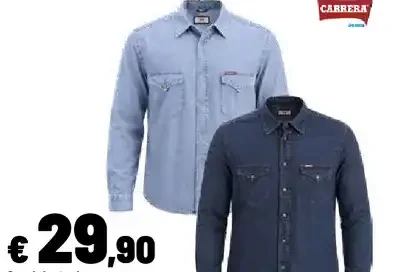 Camicia denim uomo