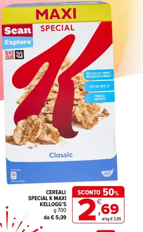 Cereali Special K Maxi Kellogg’s