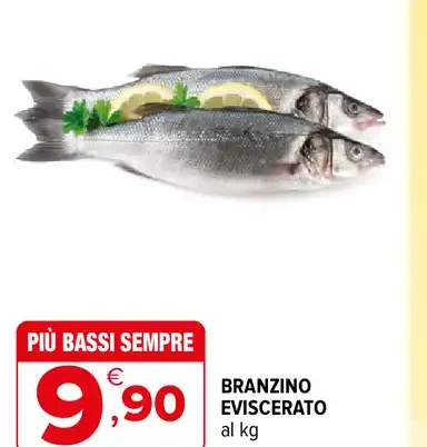 Branzino eviscerato