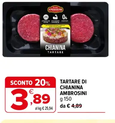 Tartare di Chianina Ambrosini