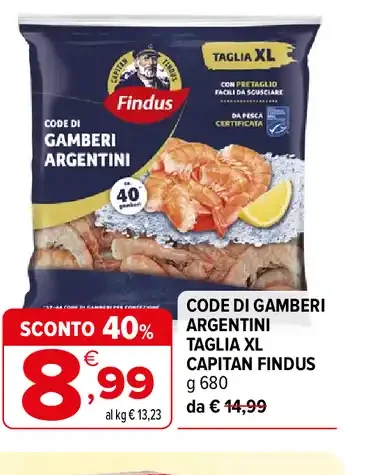 Code di gamberi argentini